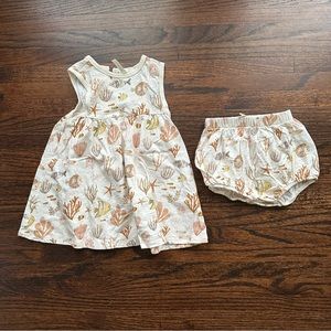 Rylee + Cru dress & bloomers set